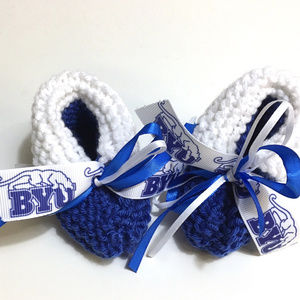 Brigham Young University COUGARS  Baby Booties *NEW*